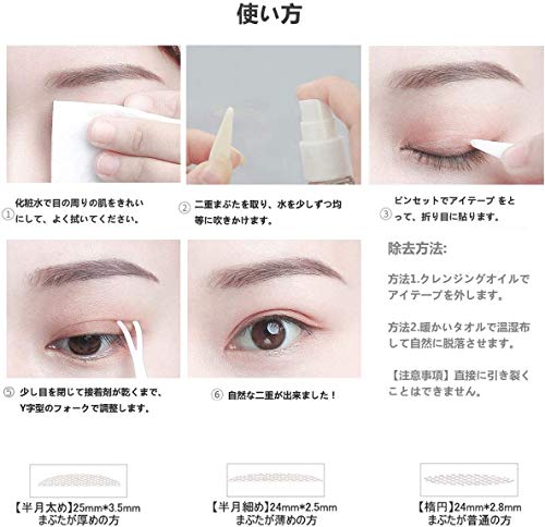 大人気 メッシュアイテープ のタイプ別使い方 メイクの順番をご紹介