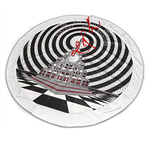 FrankIJohnson Blue Oyster Cult Tyranny and Mutation Christmas Tree Decoration Skirt,Holiday Decorations,Santa Claus
