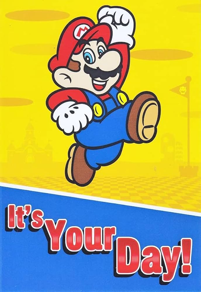 amazon-com-super-mario-birthday-greeting-card-office-products for Free Printable Nintendo Birthday Cards Amazon.com : Super Mario Birthday Greeting Card : Office Products for Free Printable Nintendo Birthday Cards