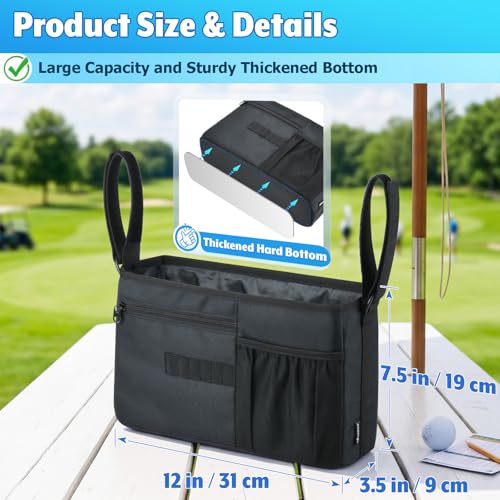 Easecos Organizer Bag with Hard Bottom