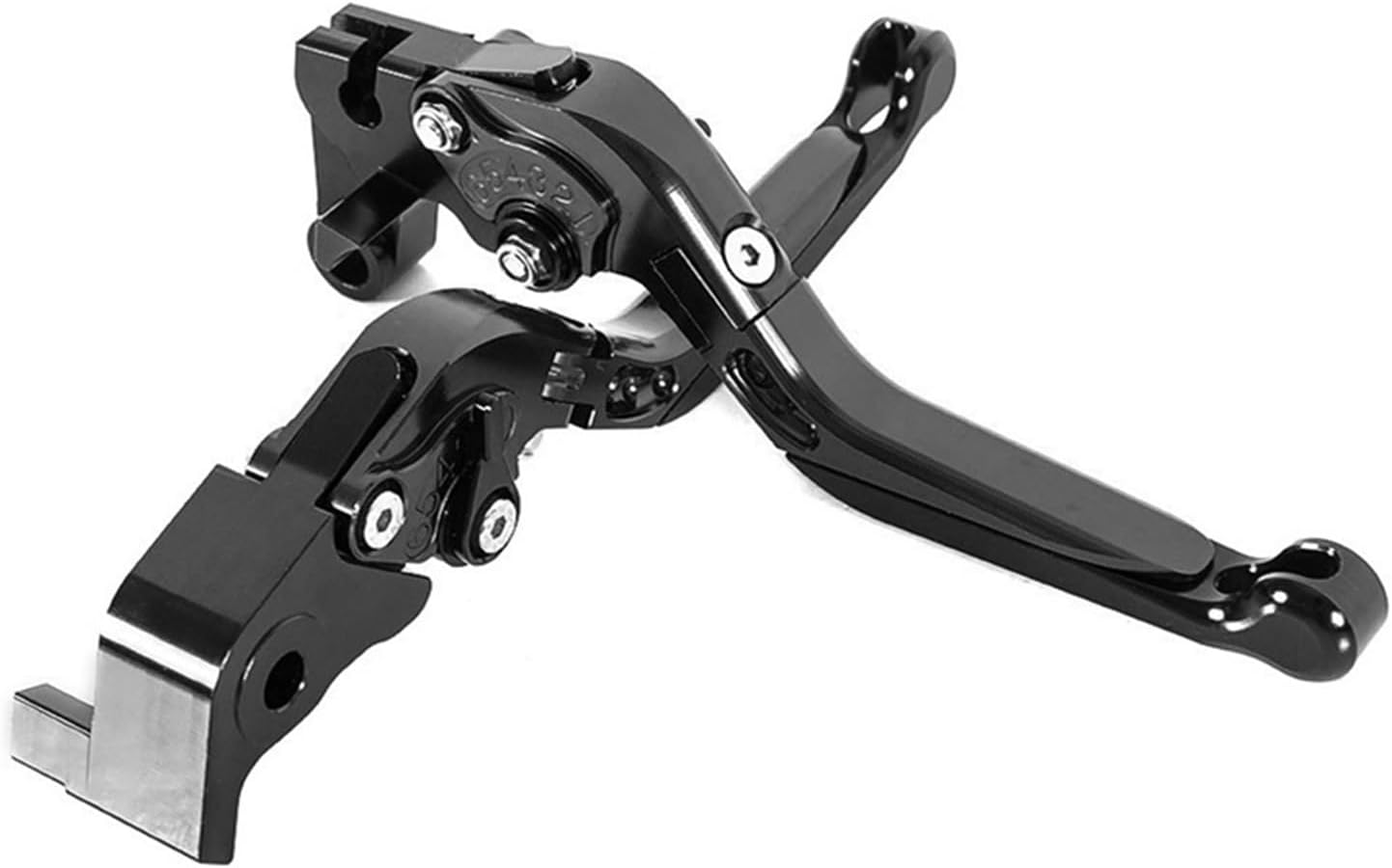 Motorcycle Clutch Brake Handles Adjustable Folding Extendable CNC Levers Set Compatible with MV Rivale 800 2014-2017 Compatible with Brutale 675 14-16(Rojo)