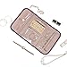 BELALIFE Travel Jewelry Case Organizer, Foldable Storage Roll for Earrings, Necklaces, Rings, Bracelets, Brooches, Purple