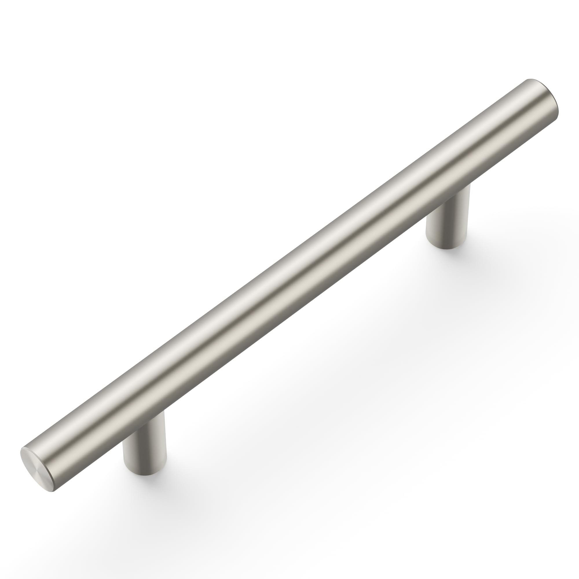 Hickory Hardware Basics Collection Bar Pull 3-3/4 Inch (96mm) Center to Center, Satin Nickel Finish, 10 Pack - Image 2