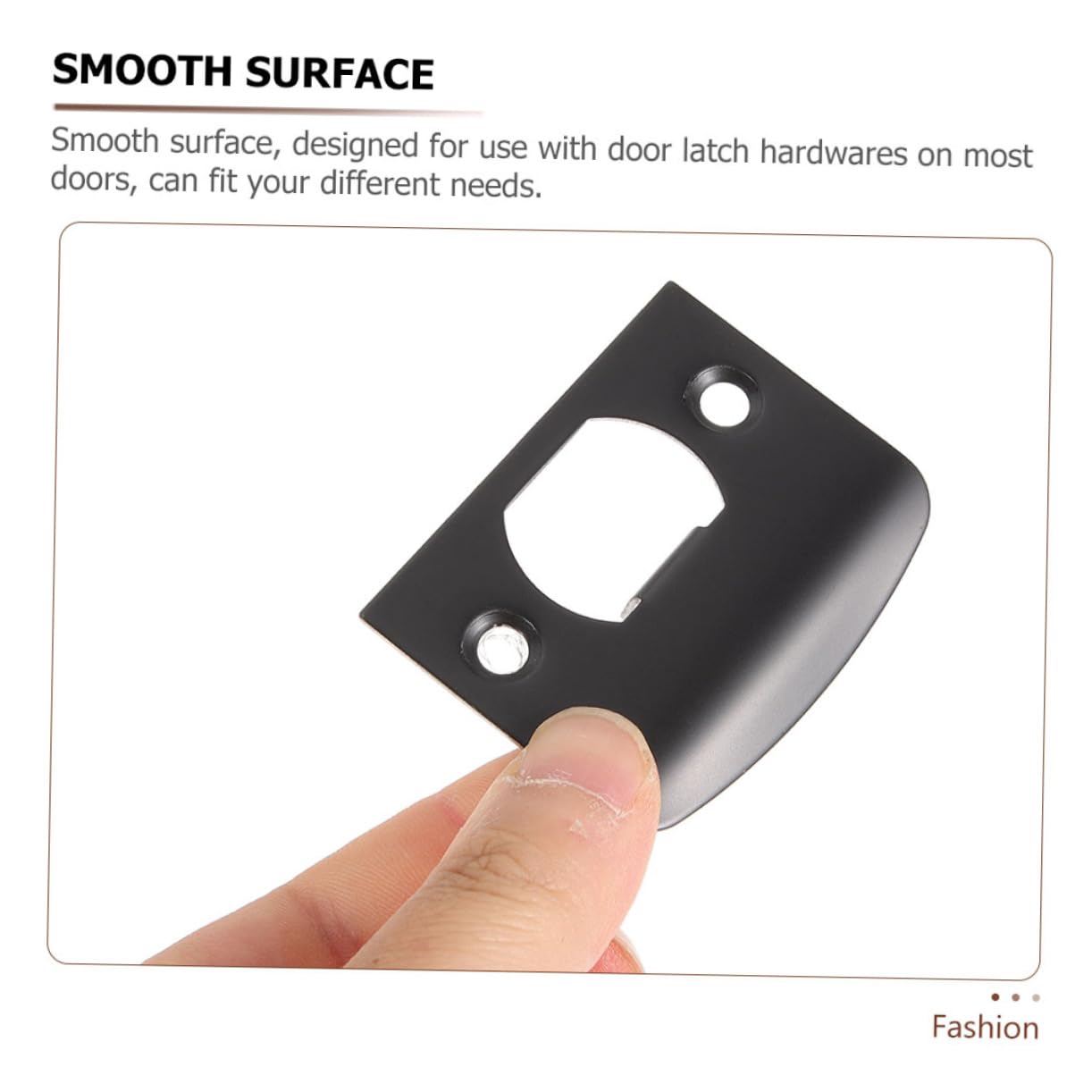 Hemobllo 5 Ensembles Guide De Serrure De Porte Intérieur Gâches De Sécurité Pour Portes Extérieures Loquet Plaque De Renfort De Porte Avant Plaque De Grève Acier Inoxydable 4 Pièces * 5