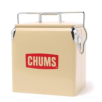 Amazon | チャムス (CHUMS) スチールクーラーボックス ベージュ