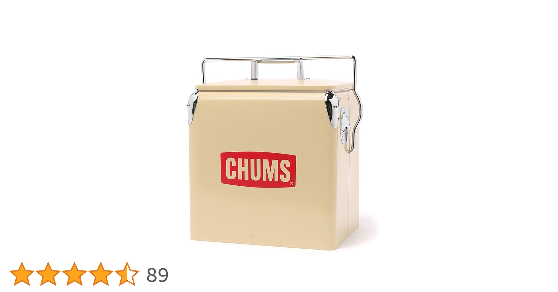 Amazon | チャムス (CHUMS) スチールクーラーボックス レッド