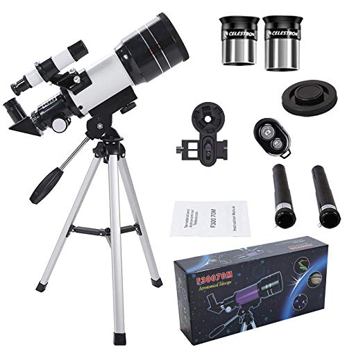 Telescopio Refractor 70mm con Trípode y Zoom para Astronomía miniatura 3