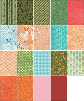 Connecting Threads Print Collection Precut Quilting Fabric Bundle Fat Quarters (Scattered Posies)