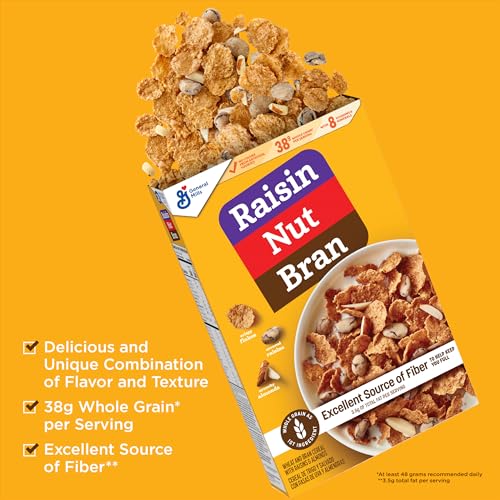 Raisin Nut Bran 10016000157818 Cereal, High Fiber Cereal Made thumb #2