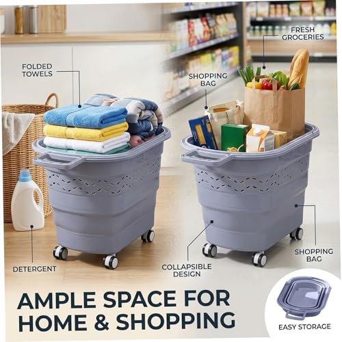Panier à linge pliable peu encombrant pour optimiser les petits espaces - 6