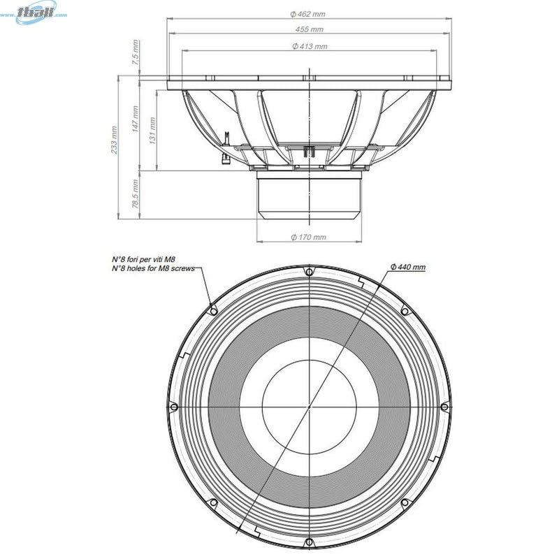 Amazon.com: 18 Sound 18NLW4500.8 18-inch Extended Low Frequency