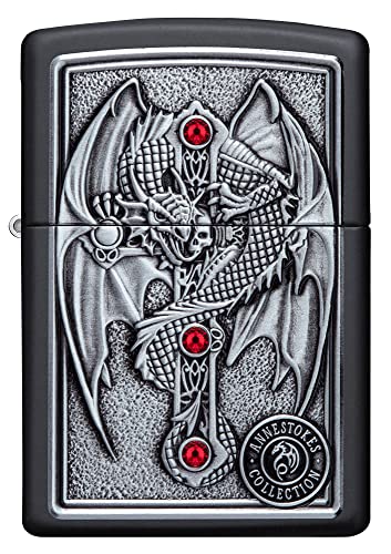 Zippo Anne Stokes Gothic Guardian Emblem Encendedor de Bolsillo miniatura 3