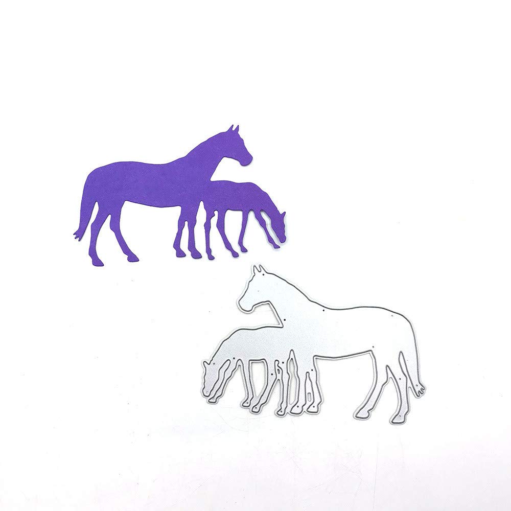 Matrices De Découpe En Métal En Forme De Cheval Pour Scrapbooking