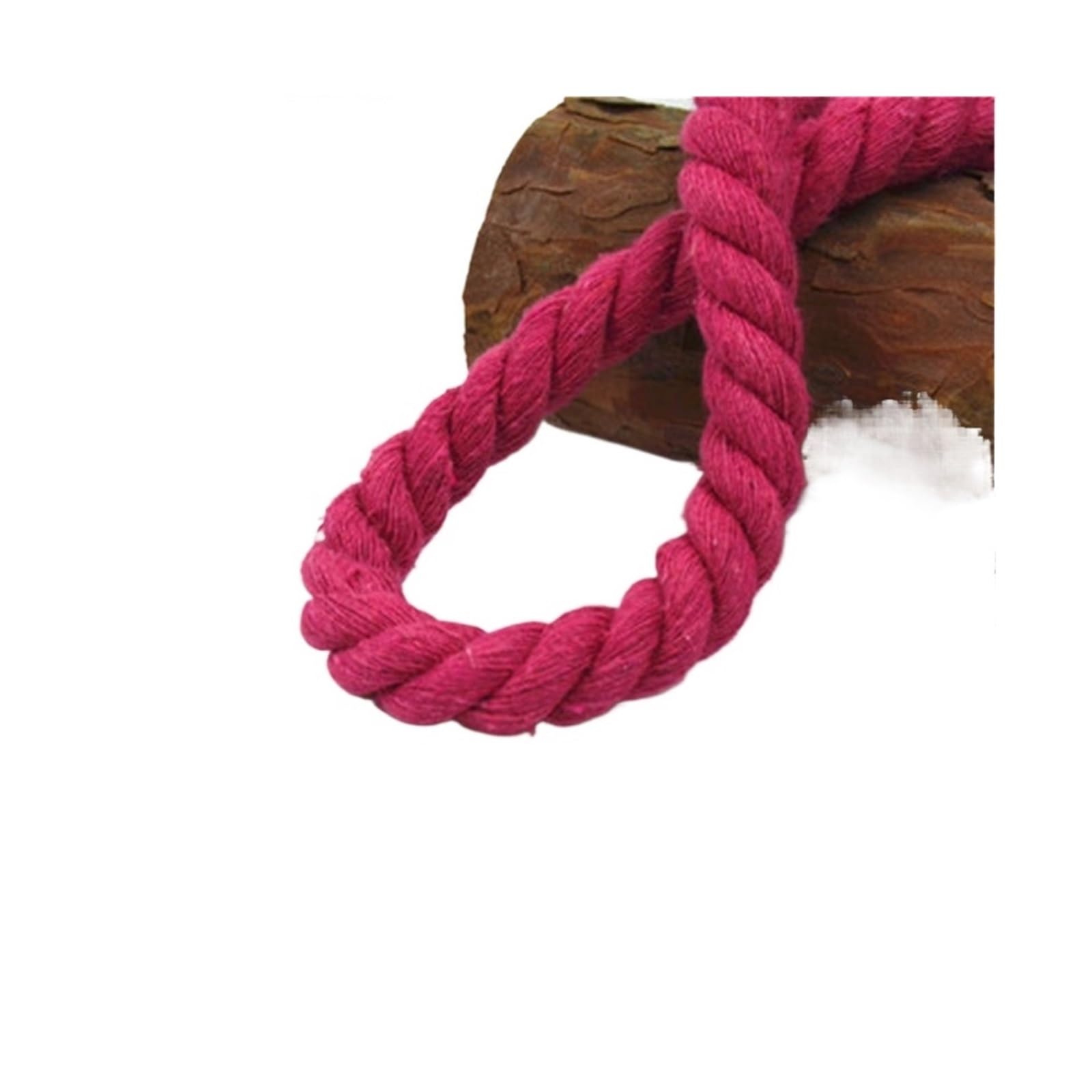 Cuerda trenzada de algodón suave de 12mm que facilita nudos firmes en macramé