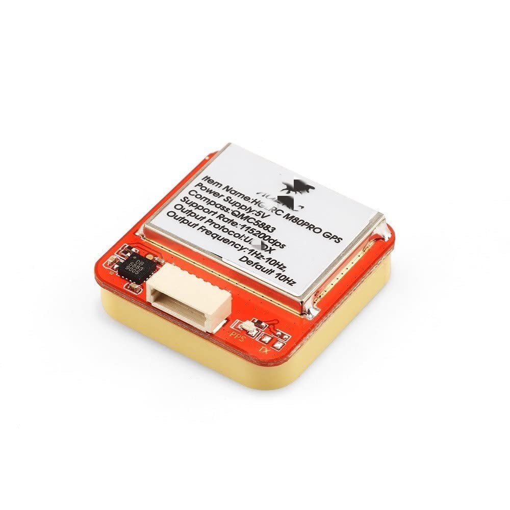 Akcesoria do dronów Do HGLRC M80 Pro Glonass Galileo QZSS SBAS BDS GPS Moduł QMC5883 Kompas zysku RC Samolot FPV Drony dalekiego zasięgu wymienny (Color : 2pcs)