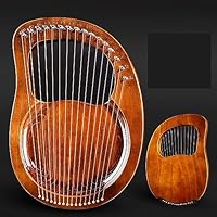 Amazon.co.jp: YLWX 16 音ライアーハープ 16 弦小型リラハープ