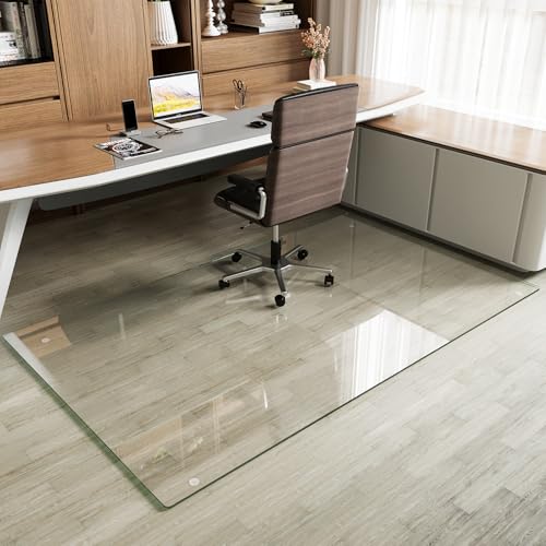 Image of Koonmi 48 inch x 80 inch Office Chair Mat for Hardwood Floors & Carpets