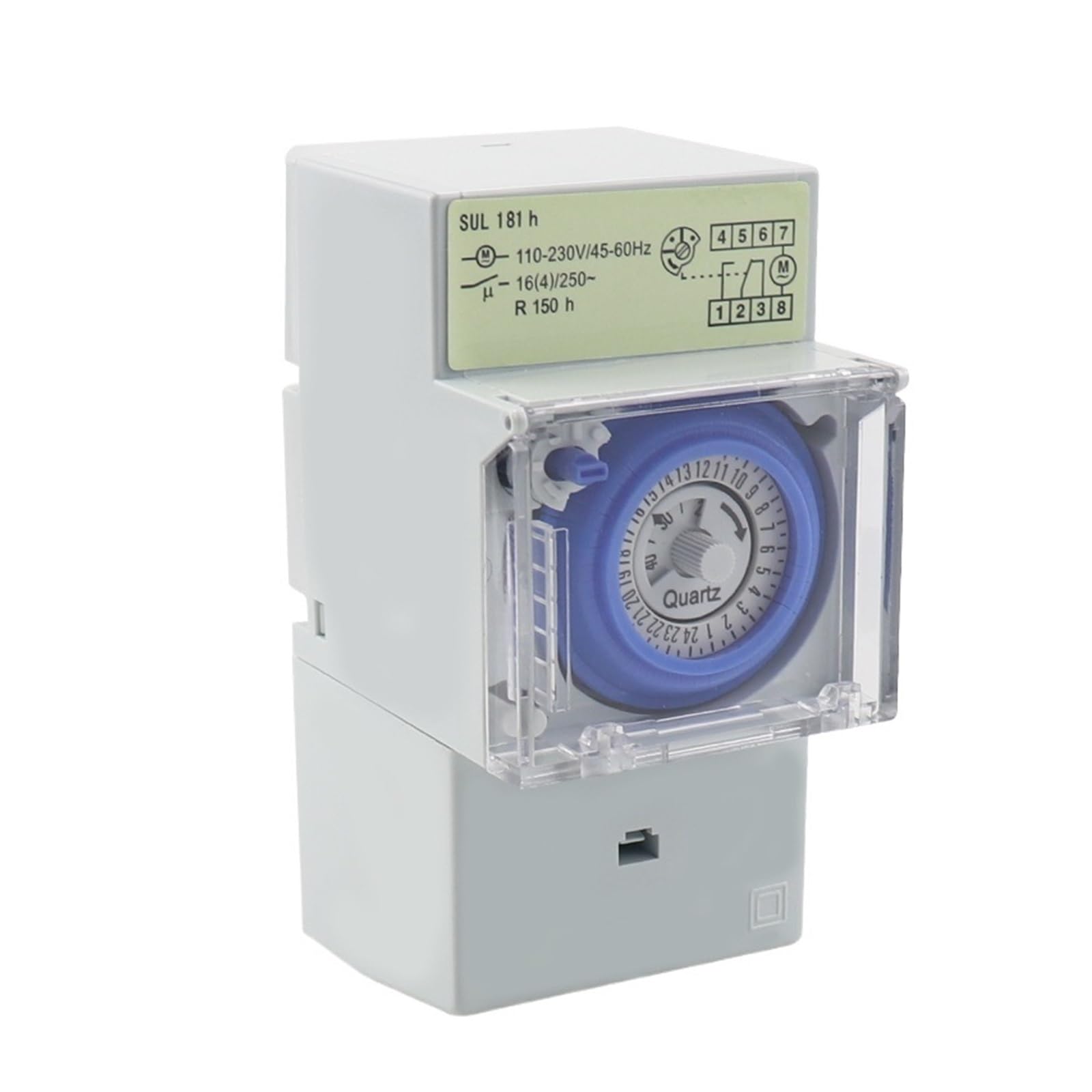 SUL181H Analogowy mechaniczny 24-godzinny wyłącznik czasowy 110-230 V 45-60 Hz