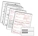 Park Forms W-2 Laser Forms 4-Part Set with Self Seal Envelope, Kit for 50 Employees (2016)