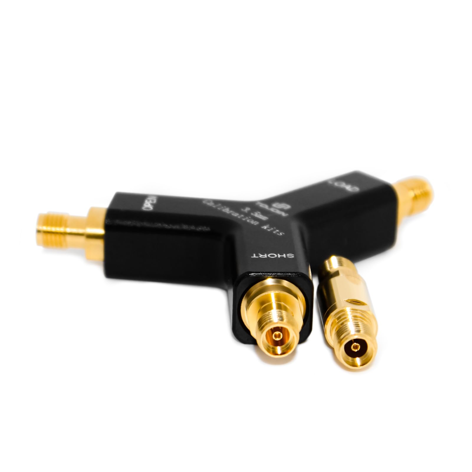 TOJOIN Calibrador CalKit de 3,5 mm-K con estándar, compatible con kit de calibración mecánica estándar 85033E, CC a 9 GHz, par de calibración 0,9 N/m, con un adaptador directo SMA hembra a hembra