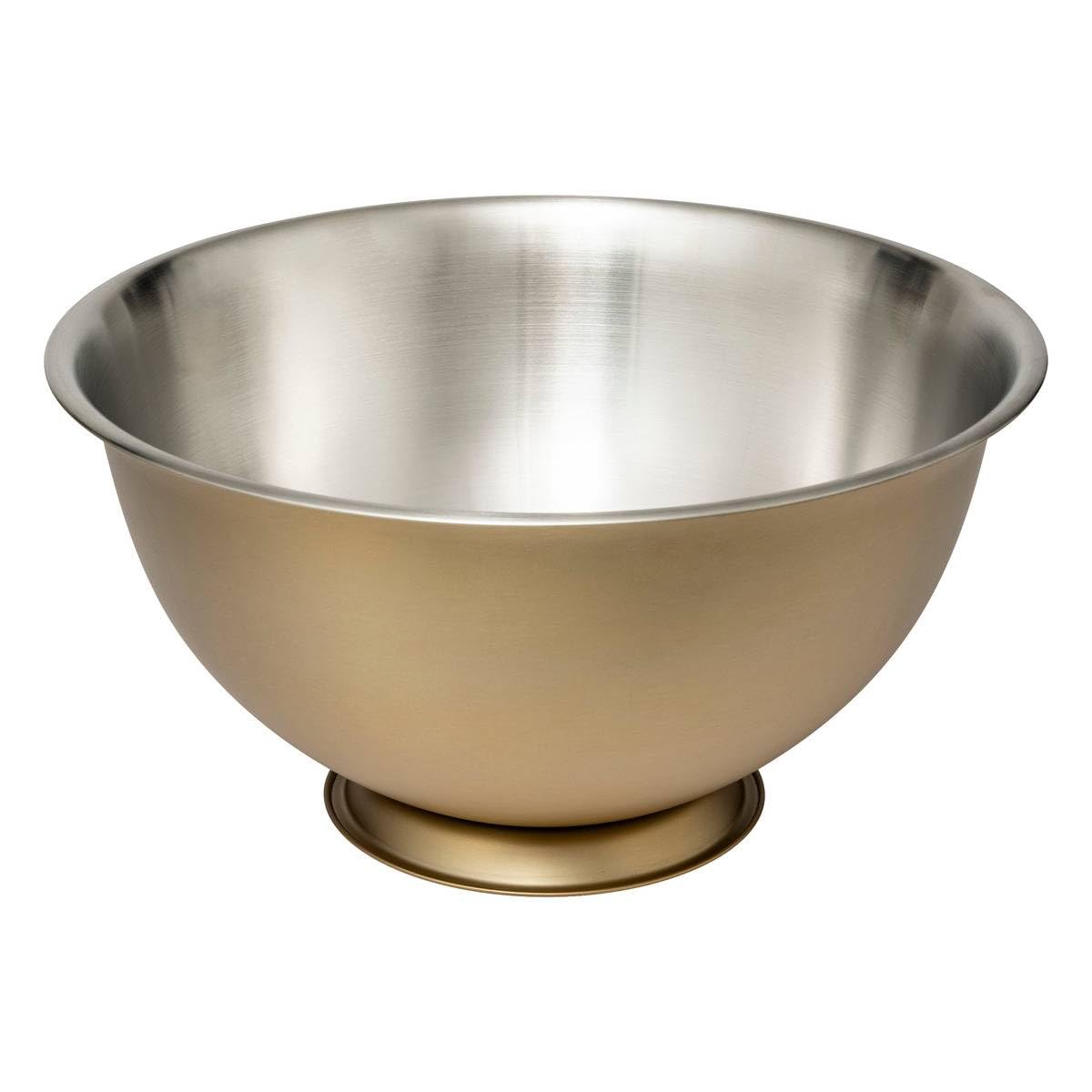 Secret de Gourmet - Champagnerschale "herbst" aus vergoldetem edelstahl d40cm