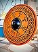 SIAN BRASS Nordic Viking Wooden Shield- Ragnar Hairy-Breeches Wooden Shield- Ragnar Viking Shield Cosplay Shield- Lodbrok Shield for Battle- Wall Decor