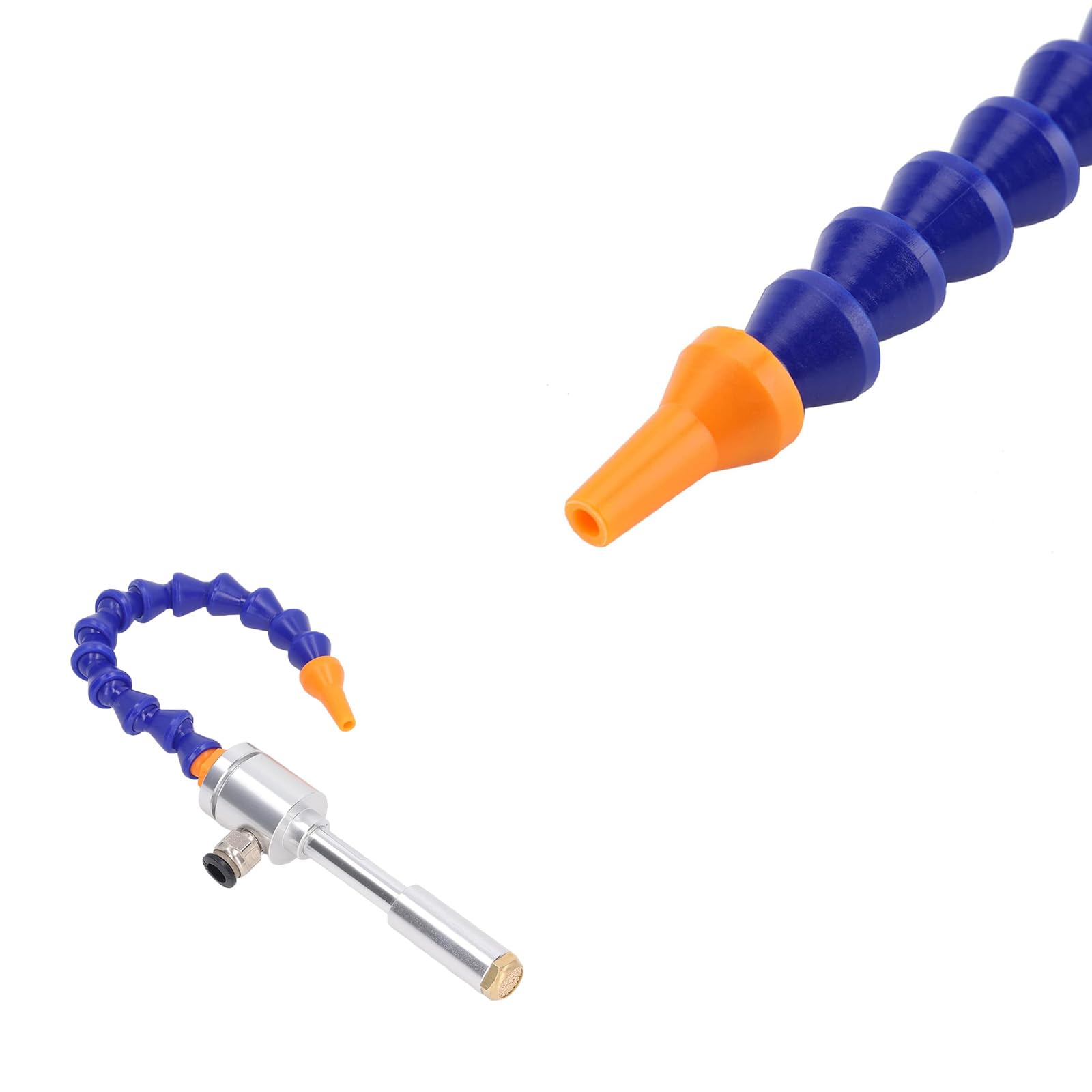 Vortex - Pistola de aire frío, aleación de aluminio, proceso mecánico, pistola de enfriamiento de aire frío con tubo flexible para fresar perforación (C)