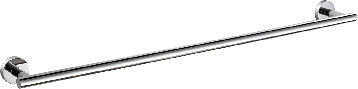 SEIDO Towel Holder Chrome with 21.4" Usable Length, 304 Stainless Steel Towel Bar for Bathroom Wall, 24 Inch Towel Racks for Bathroom, Polished Chrome