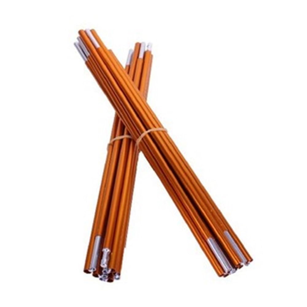 Zeltstange aus Aluminiumlegierung, 4 m, Outdoor-Camping, unverzichtbares Zelt-Zubehör (9,5 mm), 2 Stück / Paar