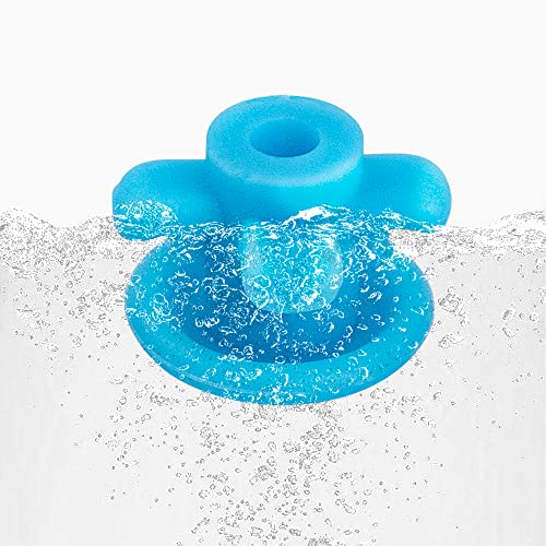 Image of 6 Pcs Replacement Part Reservoir Tank Valve Rubber Gasket, Blue Washer Reservoir Plug Compatible with Waterpik Water Flossers WP900, WP112, WP250, WP300, Ultra, Nano, Traveler, VAVA, H2o (Blue)