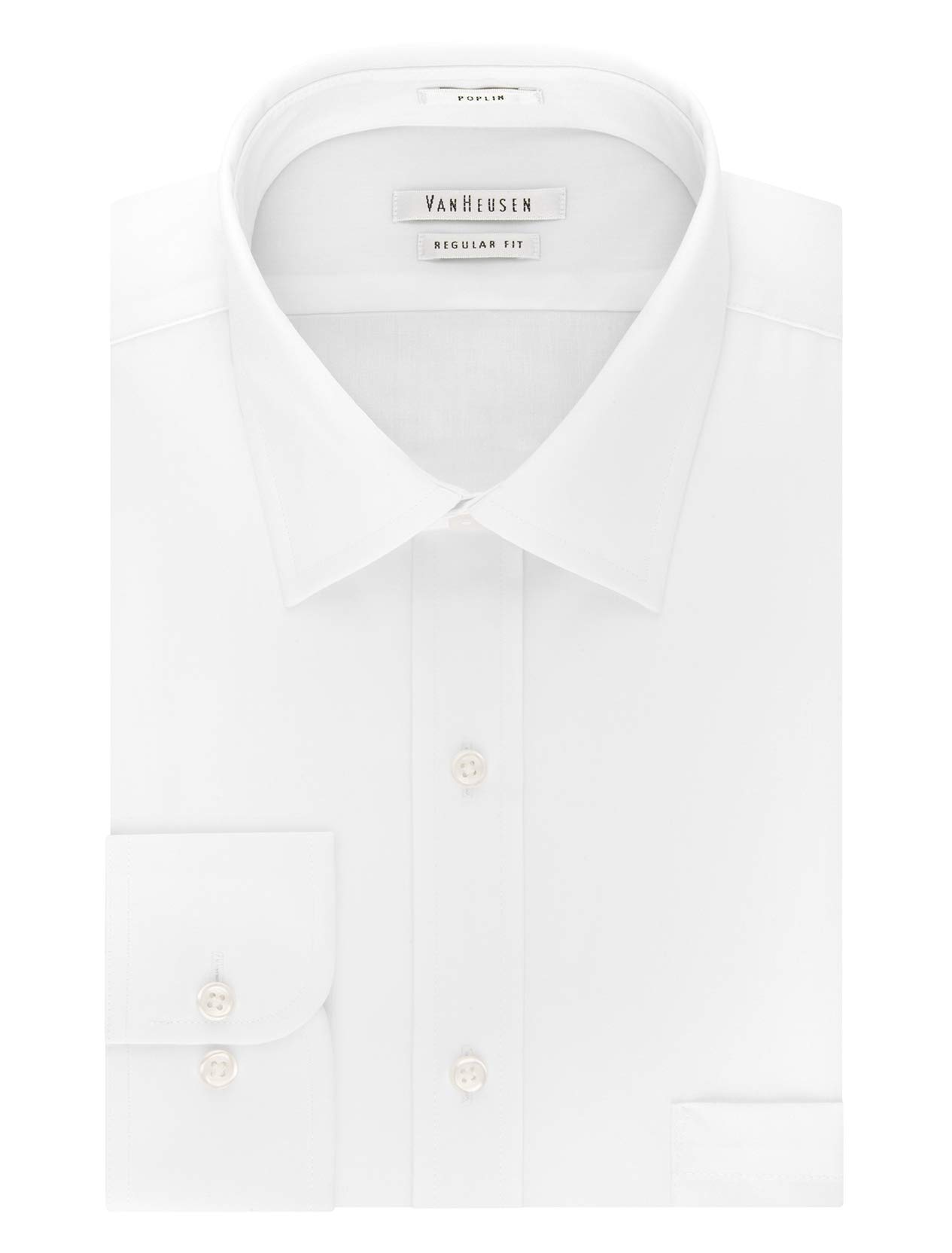 Van HeusenMen's TALL FIT Dress Shirt Flex Collar Stretch Solid (Big and Tall)