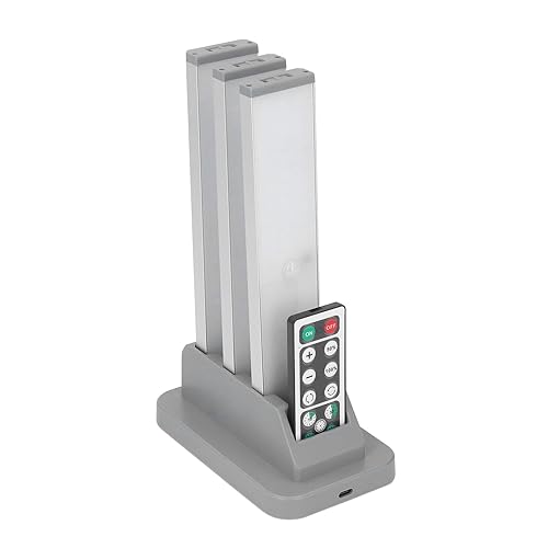 Luz LED con sensor de movimiento, luz regulable con sensor de movimiento para interiores, tira de luz magnética inalámbrica para armario, armario,
