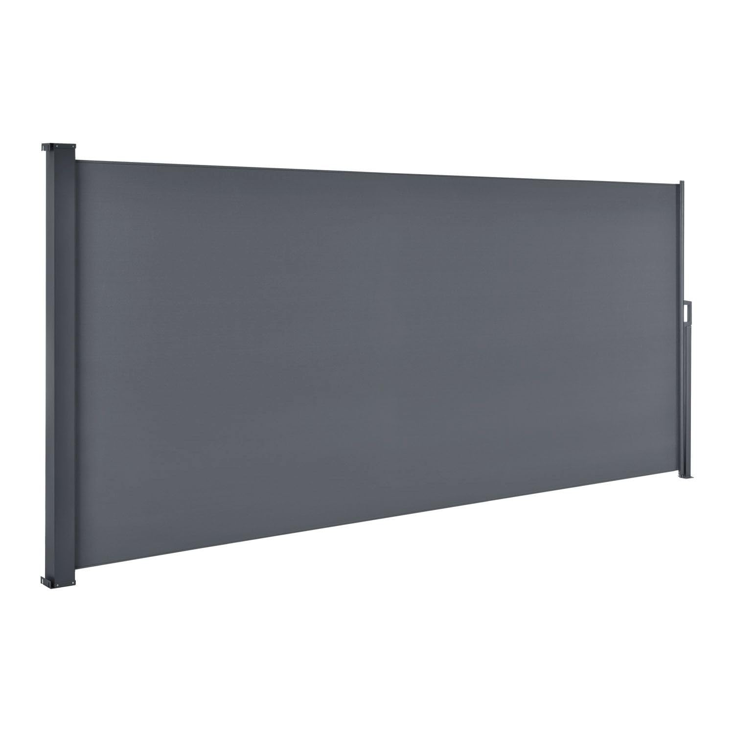 Juskys Tenda laterale Dubai 500 x 160 cm estensibile coprente frangivista frangivento balcone terrazza antracite