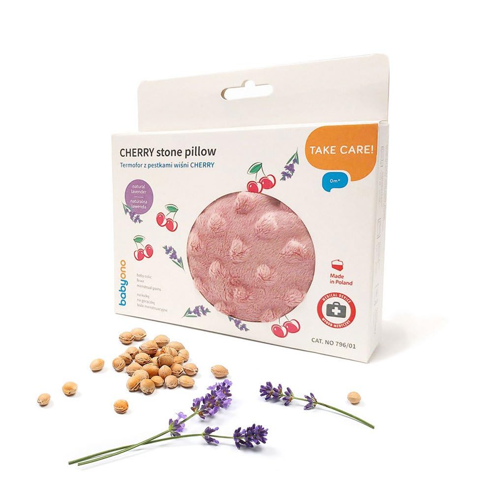 BABYONO Bolsa de agua caliente con semillas de cereza CHERRY 796/​01