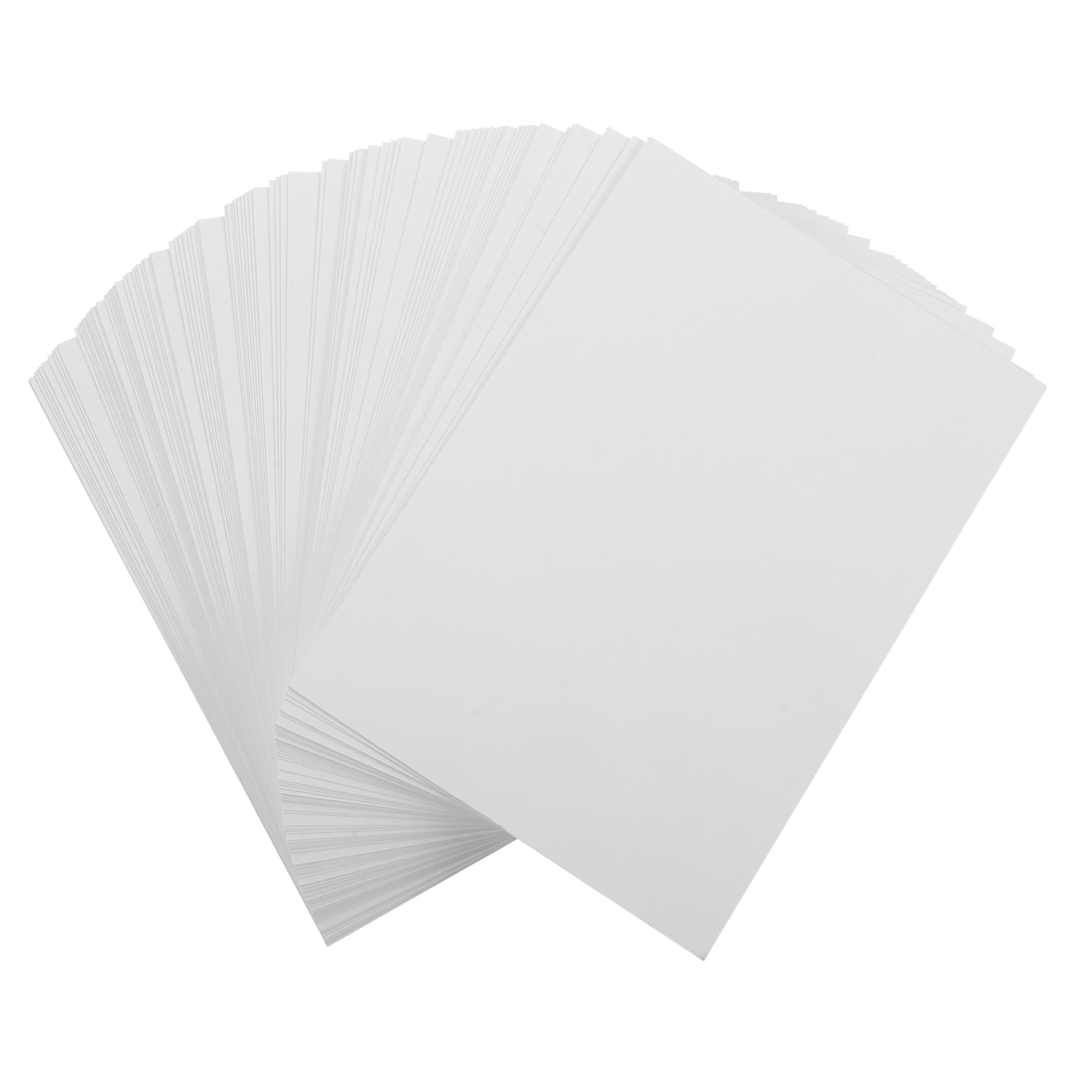 Sewroro Papel Fotográfico Brillante Blanco de 6 Pulgadas para Impresión Rápida y Acabado Liso, 100 Hojas Adecuado para Fotos y Manualidades