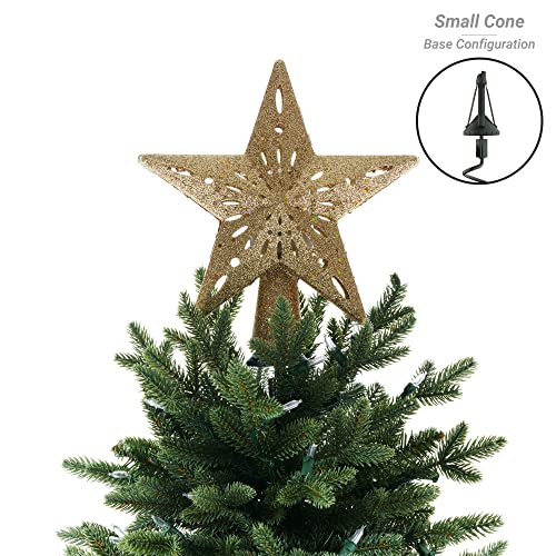 [Christmas Tree Topper Holder] - Twist-On Holiday Universal Tree Topper Stabilizer Fits All Base Types- Metal Green Support Rod With Adjustable Attachments To Stabilize Seasonal Treetop Ornaments #TOP3