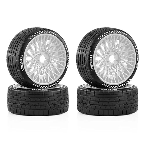 RC�C�����f�����i For FSRC GT 1/8 For Arrma For Infraction For Limitless For FELONY 1/7 RC �J�[ 4 �S���^�C���z�C�[�� 17 �~�����[�g���Z�p�n�u�^�C���A�b�v�O���[�h�p�[�c(Wh