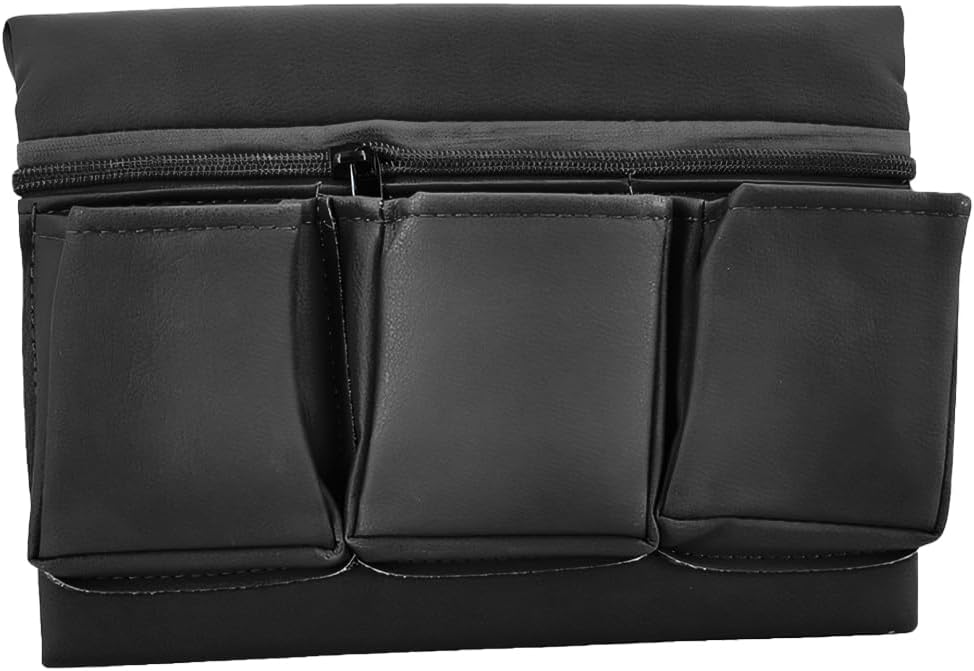 Car Window Armrest Storage Box, Multi-Function Comfortable Vehicle Door Window Arm Rest Pad Organizer, Multiple Pockets Automotive Interior Door Elbow Rest Pad Cushion, Universal Fit (Black)