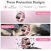 CASCHO Smart Watch for Women (2 Bands), Bluetooth Call Smartwatch with AI Voice,1.85 HD Fitness Watch,Heart Rate/SpO2/Steps/Sleep Monitor,120+ Sports Modes,IP68 Waterproof Watch for Android iOS-Pink