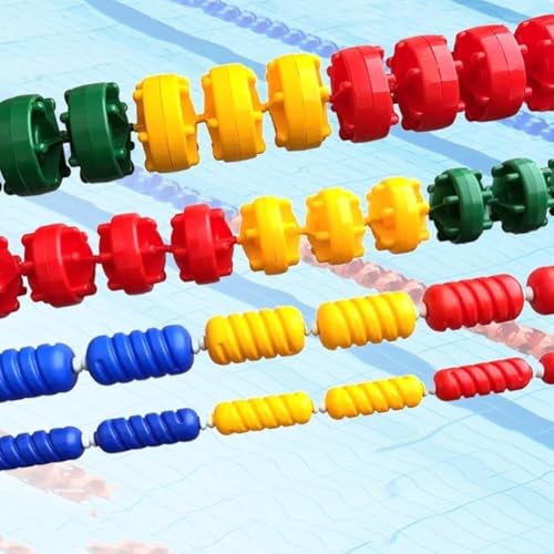 Corde de sécurité pour piscine avec flotteurs robustes et ligne bicolore solide