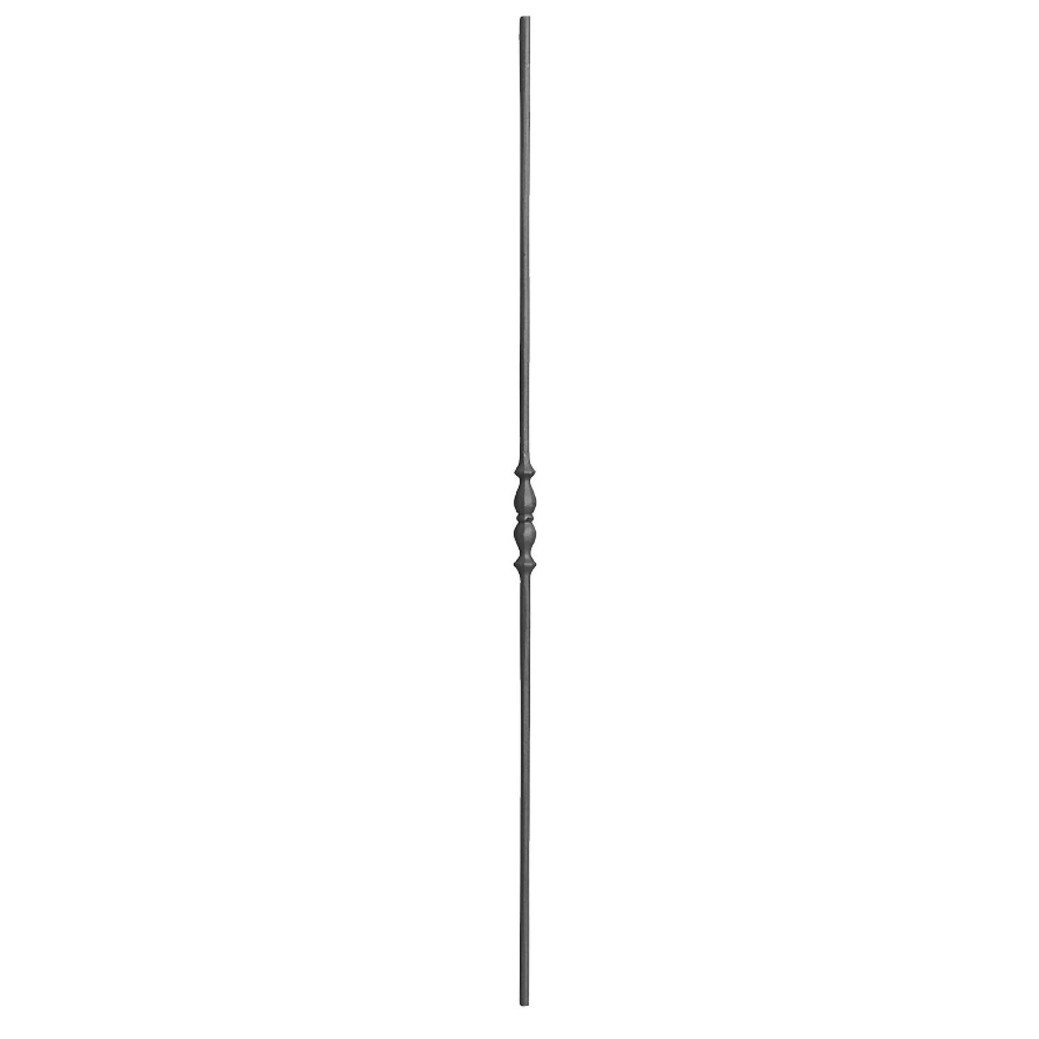 Palo paletto per recinzioni esterne h. 1000 mm Ø 14 mm sezione tonda liscio Set da 10 pezzi Made in Italy