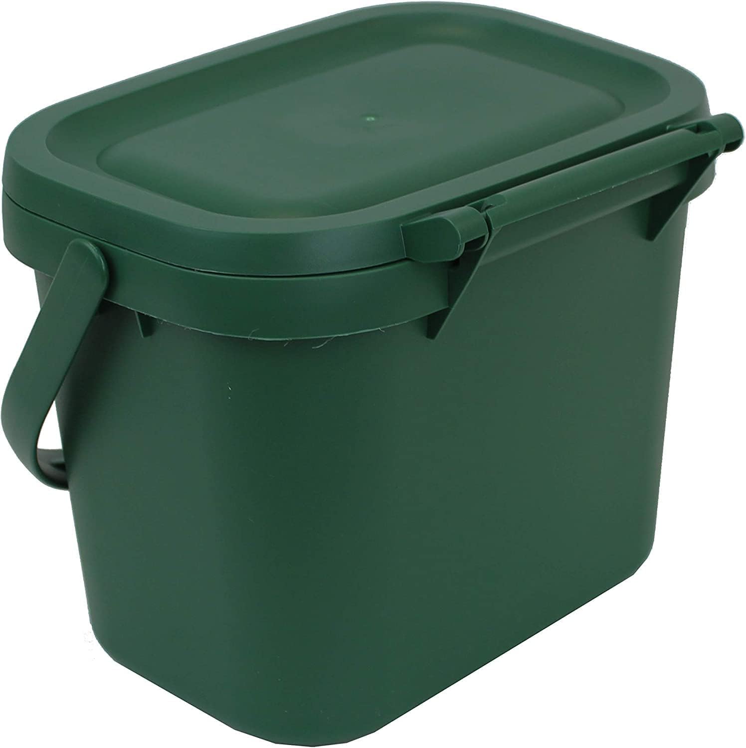NEW Compost Caddy Bin – 4.5L Eco-Friendly Kitchen Compost Bin – Odor-Free, Easy-to-Clean, Compact Design for Countertop Use (GREEN)