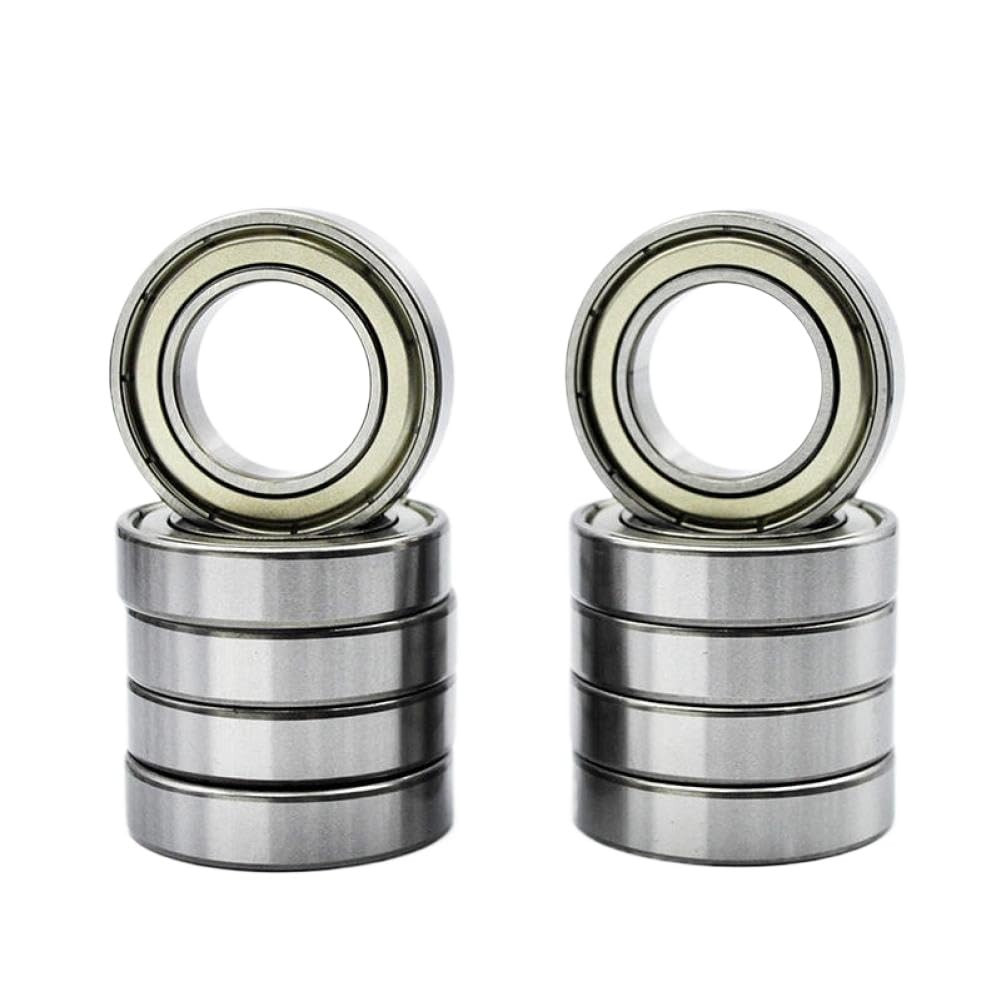 Lot de 10 Roulements à Billes 6903 2RS ZZ Acier 17x30x7 mm Compatible avec Vélos et Bicyclettes(Number of Pcs: 10Pcs)