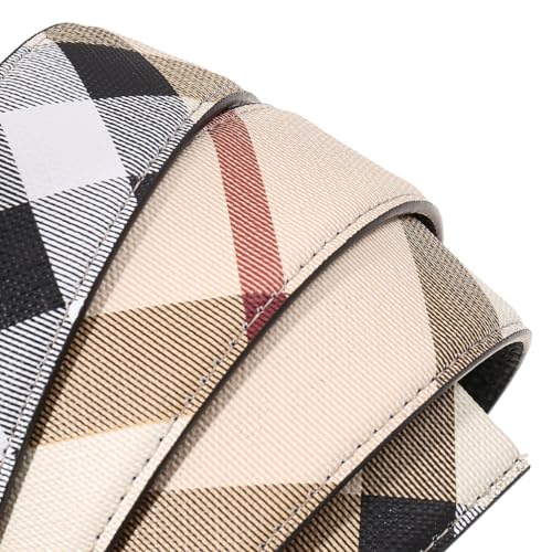 Genuine Leather Belt for Men Ratchet Adjustable Slide Belt 1 3/8'' Width in Gift Package Fit Everywhere3