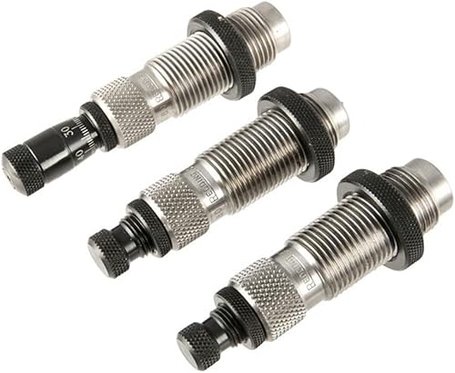 Miniatura 2 de Redding Juego de troqueles prémium para cartuchos de pistola de cuello de botella, troqueles de recarga precisos de alto rendimiento con gran cono