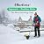 Brushless Snow Shovel Compatible with Dewalt 20V Max Battery, 12” Cordless Snow Blower Electric Snow Thrower, w/4.0 Ah Battery & Charger, LED Light, Safety Switch, Adjustable Direction & Front Handle