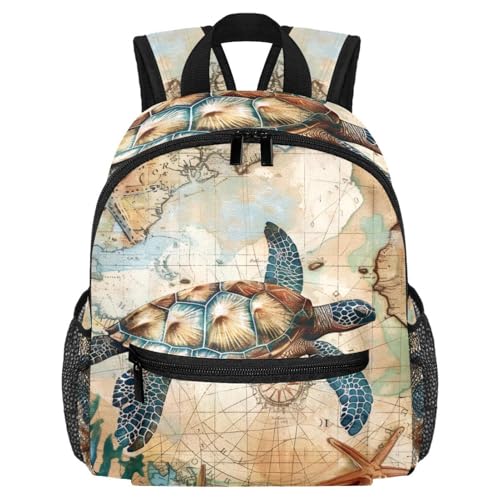 Sac à dos léger enfants 3-8 ans multicolore raton laveur tournesol 25x10x30 cm