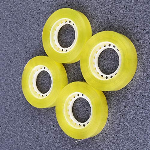 Toyvian Fita transparente para embalagem, 12 peças, para embrulhar presente, escritório, casa, escol