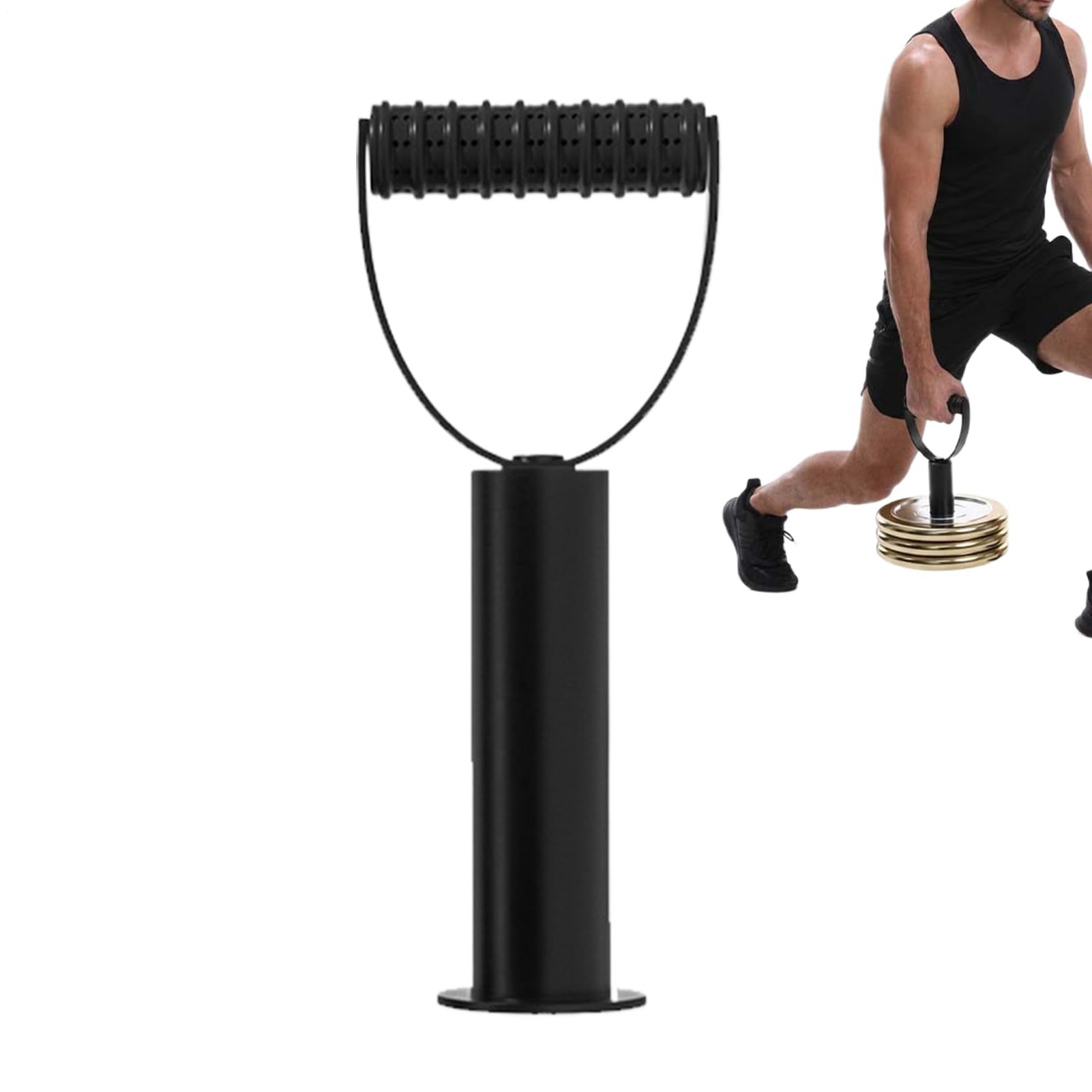 JINGLING Kettlebell uchwyt do hantli, regulowany uchwyt treningowy – konwerter kettlebell o nośności 100 kg do długich obciążeń – do siłowni, treningu, fitnessu, podnoszenia oraz