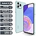 KXD A07 Unlocked Cell Phone, Android 12, 4500mAh 10W Fast Smartphones, 13MP+8MP, 6.52Inch HD+, 8GB + 128GB/SD 256GB Mobile Phone, Fingerprint/Face ID, 4G Dual SIM Phone - Green